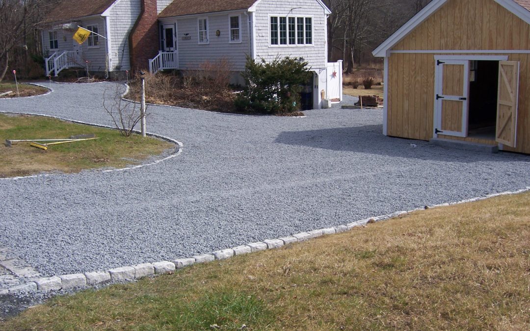 Cobblestone, Blue Stone Driveway